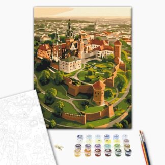 Картина за номерами "Вавельський замок" 40×50 см
