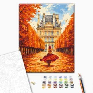 Картина за номерами "Осіння прогулянка" 40×50 см